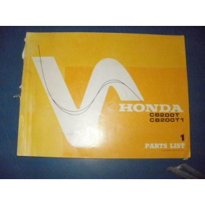 RESERVEDELS KATALOG  PARTS CATALOG HONDA CB 200T