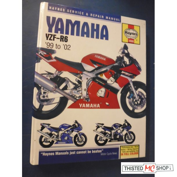 HAYNES MANUAL VRSTEDS HNDBOG 3900 YAMAHA YZF-R6 1999-2002