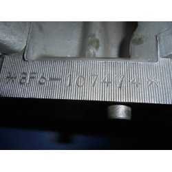 KRUMTAPHUS VENSTRE 257-15111-01  FS1 50 K - DX 1973-80 OG 2GEAR  BRUGT MOTOR NR  3F6-107474 BILLEDER KOMMER