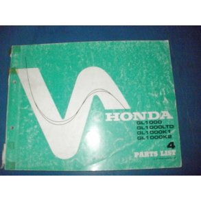 RESERVEDELS KATALOG  PARTS CATALOG HONDA GL 1000LTD K1 K2