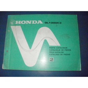 RESERVEDELS KATALOG  PARTS CATALOG HONDA GL 1000K3