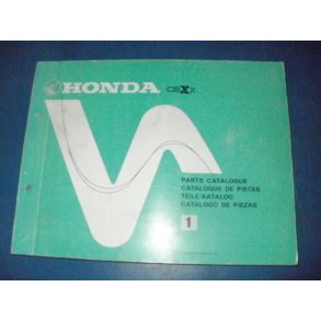 RESERVEDELS KATALOG  PARTS CATALOG A30007805 HONDA CBX 1050Z