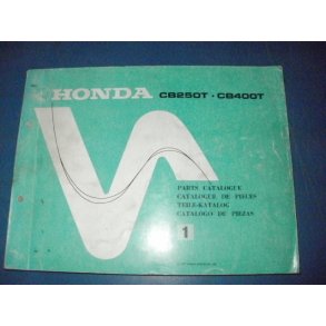 RESERVEDELS KATALOG  PARTS CATALOG HONDA CB 250T CB 400T