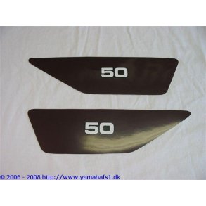 EMBLEM SIDEDKSEL BORDEAUX H OG V FS1 50  2G1-21781-60UO  2G1-21782-60UO K - DX 1978-79