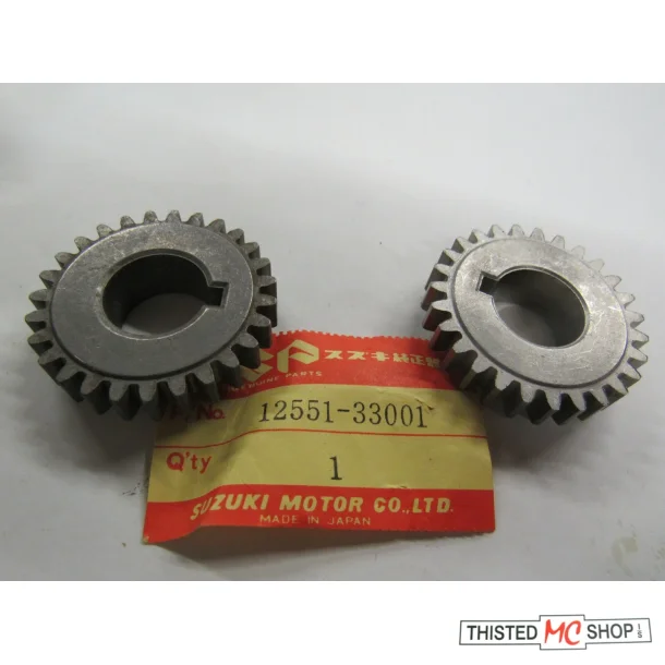  BREAKER CAM SHAFT DRIVE GEAR  GT 380 12551-33001 STK PRIS