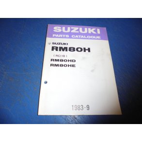 PARTS CATALOGUE  RESERVEDELS KATALOG  RM 80HD-HE  9900B-16005