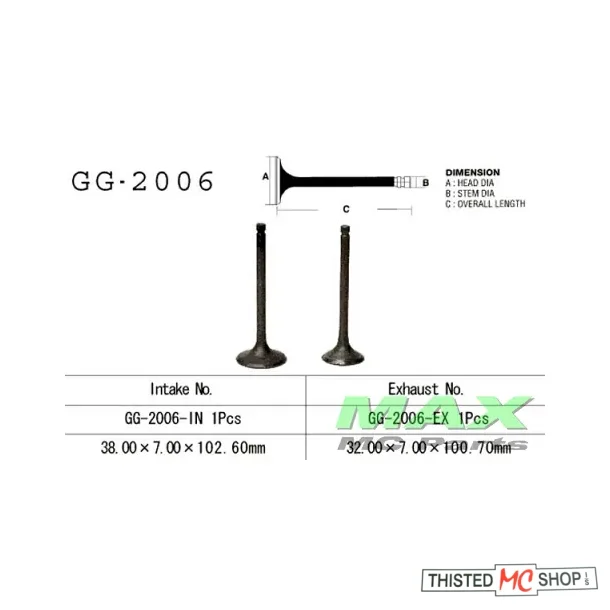 VENTIL UD SR 250 XT 250 3Y1-12121-00UO