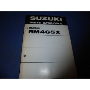 PARTS CATALOGUE  RESERVEDELS KATALOG  RM 465X 99000-94550