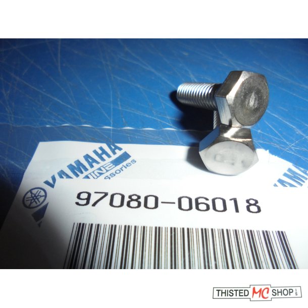 BOLT GLAT  BAGLYGTE  FS1 50   97301-06020  97080-06018 K - DX 1974-76 STK PRIS,  KOMMER IGEN