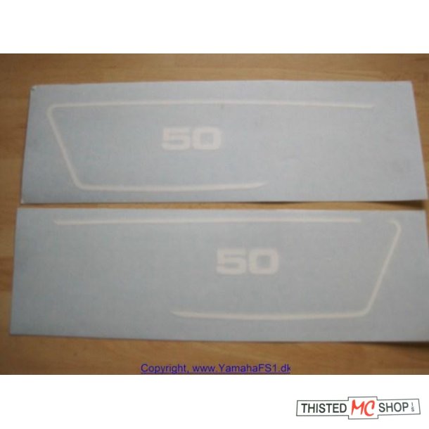 EMBLEM SIDEDKSEL HVID H OG  V   FS1 50 2G1-21781-70UO 2G1-21782-70UO  K - DX 1978