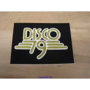 DISCO 79 EMBLEM  SIDED�KSEL K - DX 1979  STK PRIS