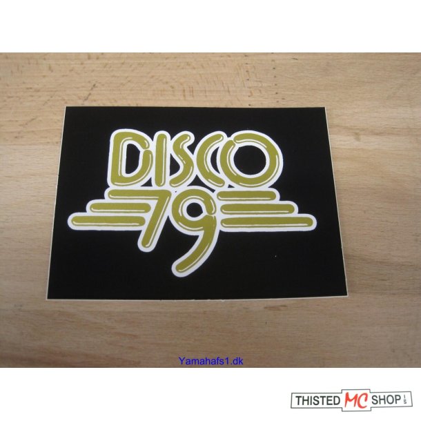 DISCO 79 EMBLEM  SIDED�KSEL K - DX 1979  STK PRIS
