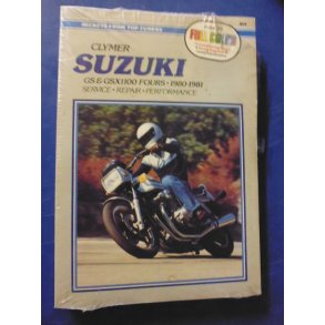 CLYMER MANUAL VRKSTEDS HNDBOG M378 SUZUKI GSX 1100 1980-81