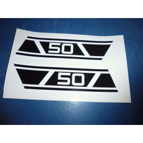 EMBLEM SIDEDKSEL  SORT  FS1 50 1J5-21786-00UO 1J5-21787-00-UO  K - DX 1976