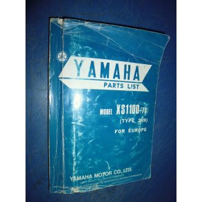SESERVEDELS KATALOG PARTS LIST  YAMAHA XS 1100 1978 2H9-28198-E5