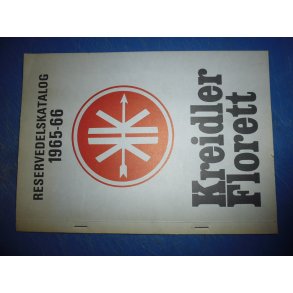 KREIDLER  FLORETT RESERVEDELSKATALOG 1965-66 FS1 50