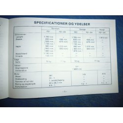 INSTRUKTIONSBOG EJER HNDBOG FS1 50 28199-UO    1975-79