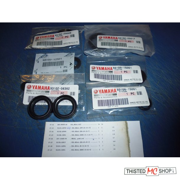 OIL SEAL KIT PAKDSE ST 7 STK FS1 50 93103-25078UO 93102-20009 93108-15001 93102-04382 K-DX 1973-79