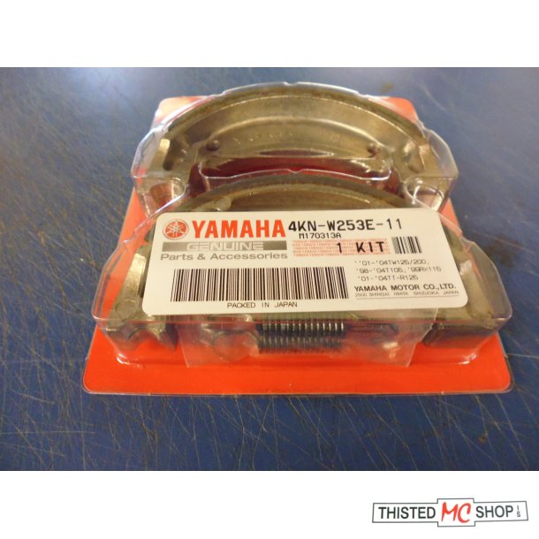 BREMSE BAKKE KIT BRAKE SHOE KIT FS1 50 4KN-W253E-11 326-25330-10 K FOR BAG 1969-79 DX BAG 1976-79