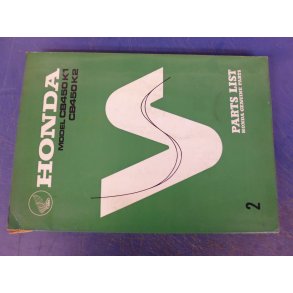 RESERVEDELS KATALOG  PARTS CATALOG HONDA CB 450K1-2