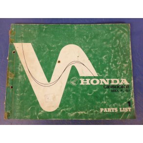 RESERVEDELS KATALOG  PARTS CATALOG HONDA CB 500K2 A15007605