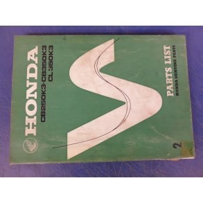 RESERVEDELS KATALOG  PARTS CATALOG HONDA CB 250K3 CB 350K3 CL 350K3