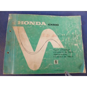 RESERVEDELS KATALOG  PARTS CATALOG  HONDA CX 500
