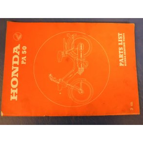 RESERVEDELS KATALOG  PARTS CATALOG  HONDA CAMINO PA 50