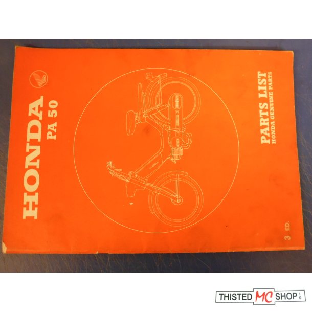 RESERVEDELS KATALOG  PARTS CATALOG  HONDA CAMINO PA 50