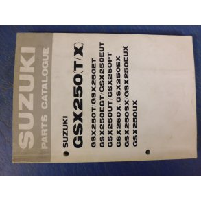 RESERVEDELS KATALOG  PARTS CATALOG SUZUKI GSX 250T-X 99000-94303