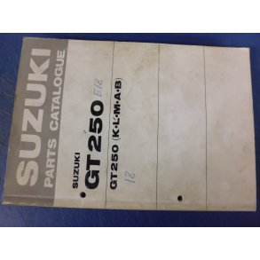 RESERVEDELS KATALOG  PARTS CATALOG SUZUKI GT 250 K-L-M-A-B 99000-91724