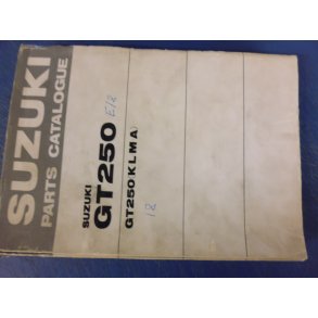 RESERVEDELS KATALOG  PARTS CATALOG SUZUKI GT 250 K-L-M-A 99000-91723
