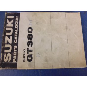 RESERVEDELS KATALOG  PARTS CATALOG SUZUKI GT 380 99000-91673