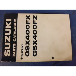 RESERVEDELS KATALOG PARTS CATALOG SUZUKI GSX 400F X-Z 99000-94607