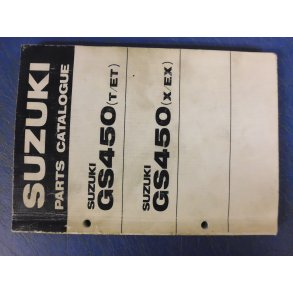 RESERVEDELS KATALOG PARTS CATALOG  SUZUKI GS 450 T-ET X-EX 99000-94221