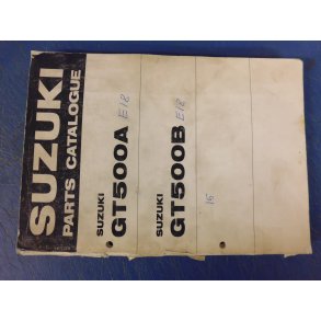 RESERVEDELS KATALOG PARTS CATALOG  SUZUKI GT 500 A-B 99000-93151