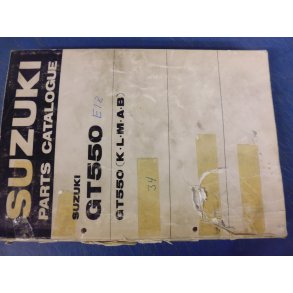 RESERVEDELS KATALOG PARTS CATALOG  SUZUKI  GT 550 K-L-M-A-B 99000-93250