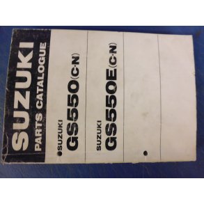 RESERVEDELS KATALOG PARTS CATALOG  SUZUKI GS 550 C-N E C-N 99000-93511