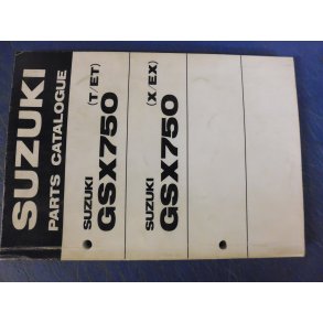 RESERVEDELS KATALOG PARTS CATALOG SUZUKI GSX 750 T-ET 99000-94191