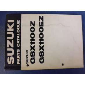 RESERVEDELS KATALOG PARTS CATALOG SUZUKI GSX 1100 Z GSX 1100E-Z 