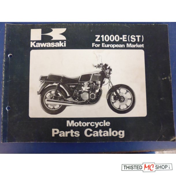 RESERVEDELS KATALOG  PARTS CATALOG  KAWASAKI Z 1000E-ST 99910-1037-01