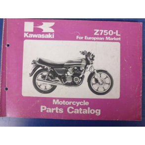 RESERVEDELS KATALOG  PARTS CATALOG  KAWASAKI Z 750L 99910-1180-01