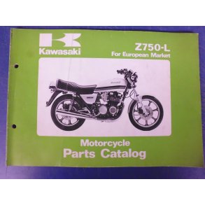 RESERVEDELS KATALOG  PARTS CATALOG  KAWASAKI Z 750L 99910-1180-01