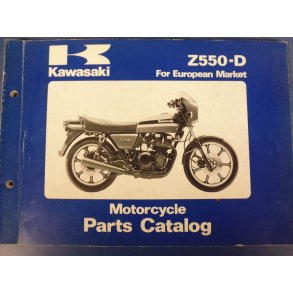 RESERVEDELS KATALOG  PARTS CATALOG  KAWASAKI Z 550D GPZ 550 99910-1152-01