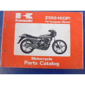 RESERVEDELS KATALOG  PARTS CATALOG  KAWASAKI Z  550H-GP 99910-1243-01