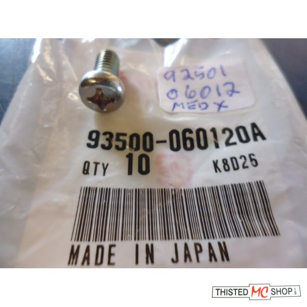 STJERNE SKRUE  FS1 50 92501-06012 93500-060120A MED X MRKE