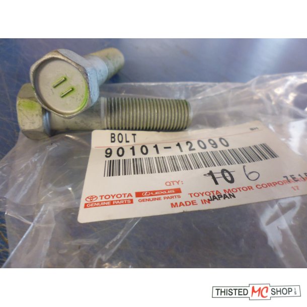 BOLT HEXAGON STDDMP  BAG FS1 50 90101-12090UO  220-22242-00UO JAPAN 12MM  STK PRIS  K - DX 1969-76