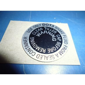 KLISTERMRKE EMBLEM BREMSELG FS1 50 25852-1 