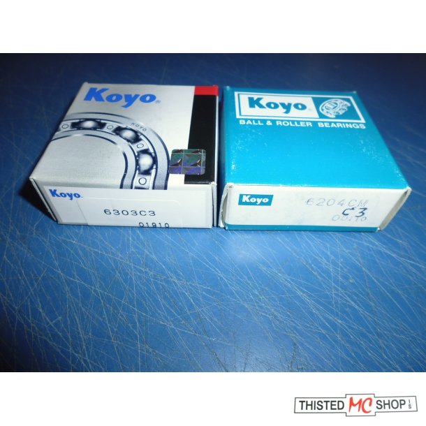 KRUMTAP LEJE ST FS1 50 2 STK  KOYO 93306-20418UO 93306-30302UO 6204-C3 6303-C3 