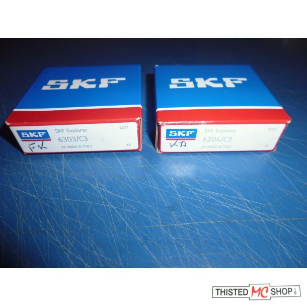KRUMPAP LEJE ST FS1 50 2 STK SKF 93306-20418UO 93306-30302UO 6303-C3 6204-C3 